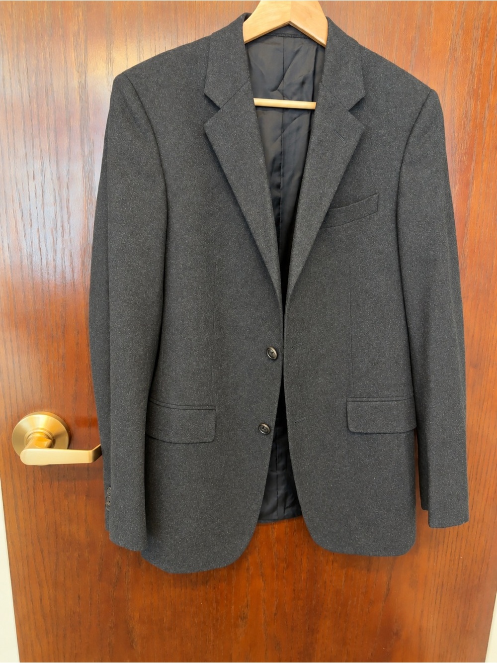 Prada Men's Charcoal Gray Two-Button Sport Coat  size : 40 (Italy50)
